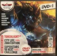 Gry CD-Action 2x DVD nr 190: Torchlight, City Life, Superstars V8