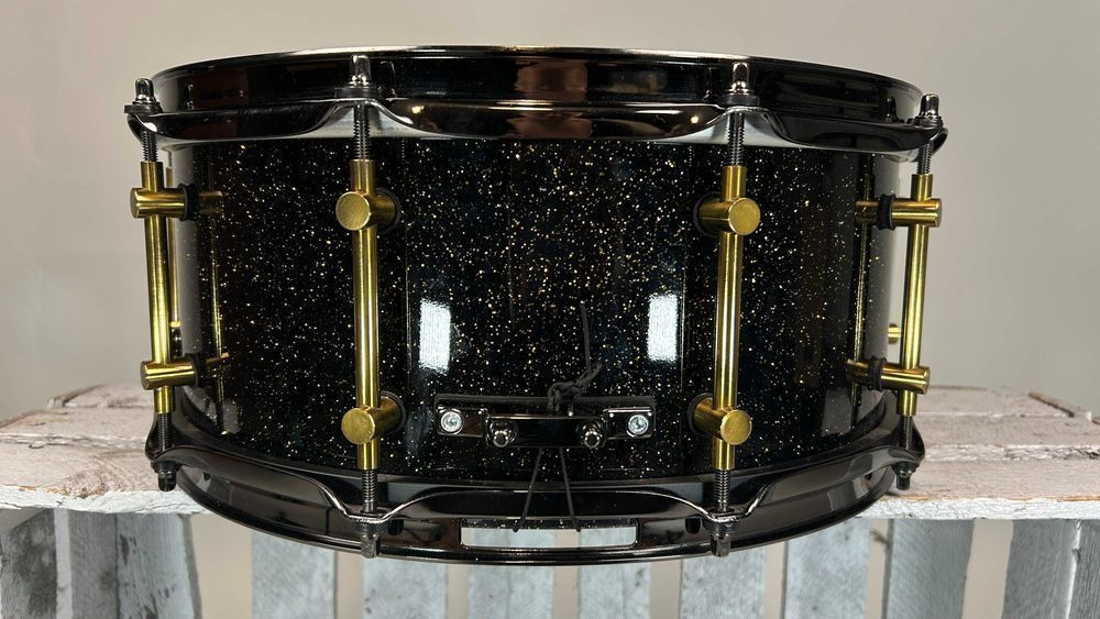 FAT Maple Keller Custom 14" x 6,5" - Black Galaxy - Werbel