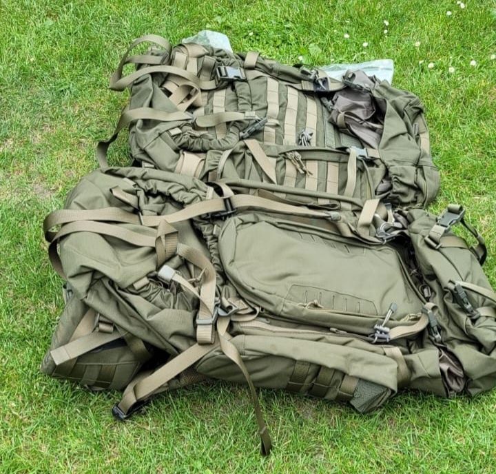 Plecak wojskowy komplet 3 sztuki 80 l, 100 l i mały tz. chlebak