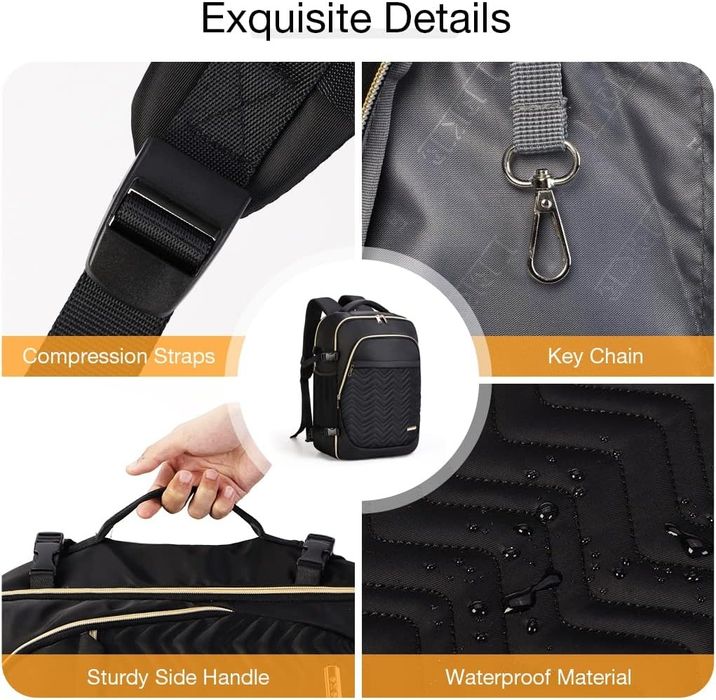 Plecak  podróżny na laptopa, torba podręczna, bagaż