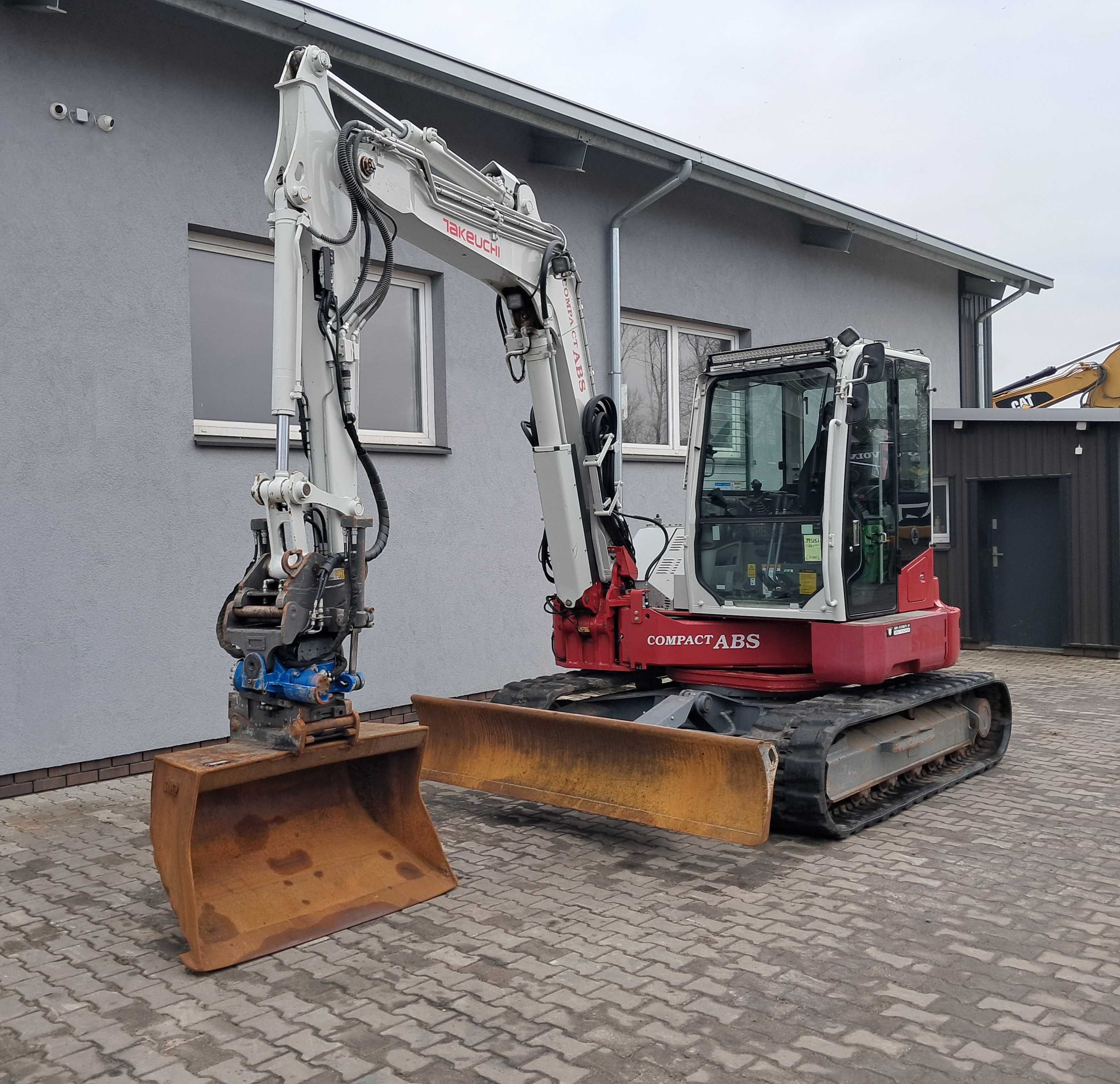 TAKEUCHI TB280FR 2019r 2328h Rototilt SMP Lemiesz Centralne Smarowanie