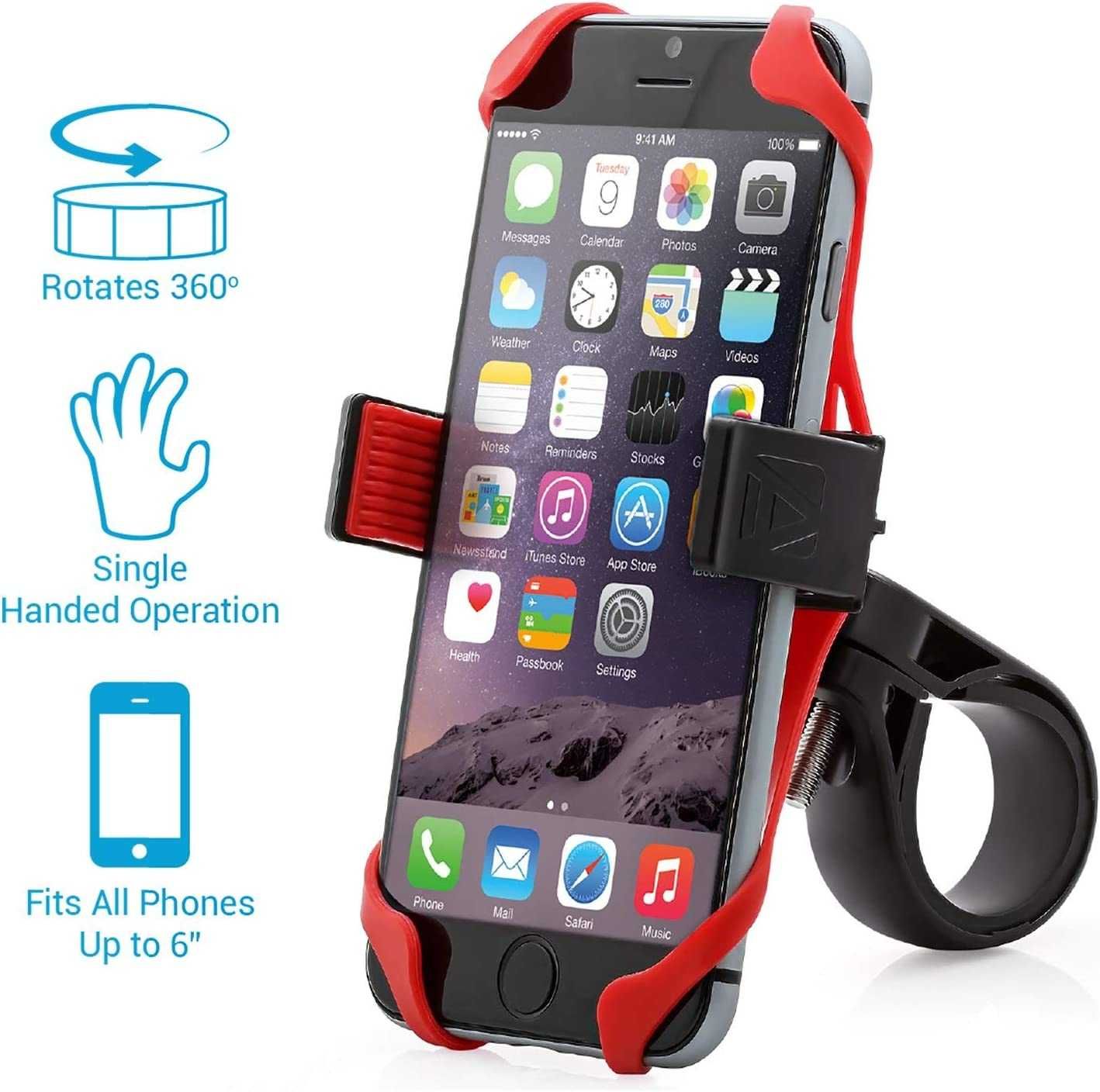 Uchwyt do smartfona uniwersalny Aduro U-Grip - na rower / motor - Nowy