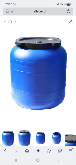 Beczka 150l nowa