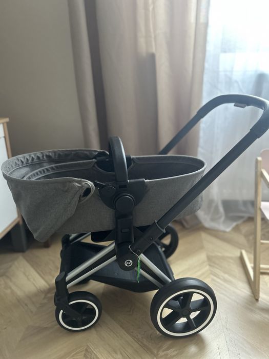 Wózek dla lalek cybex corolle szary chrome