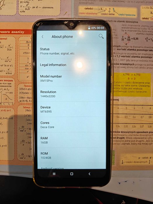Smartfon XM15 Pro – nowy