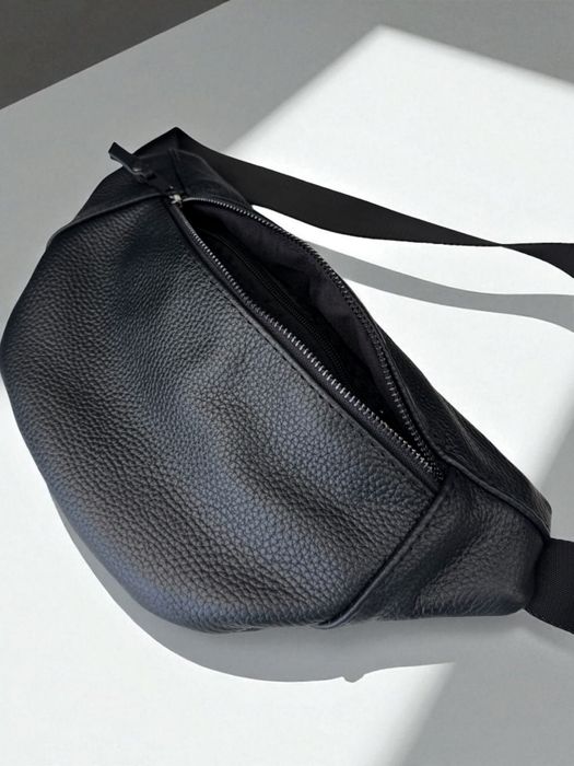 Шкіряна чоловіча сумка бананка|мужская кожаная сумка бананка барсетка