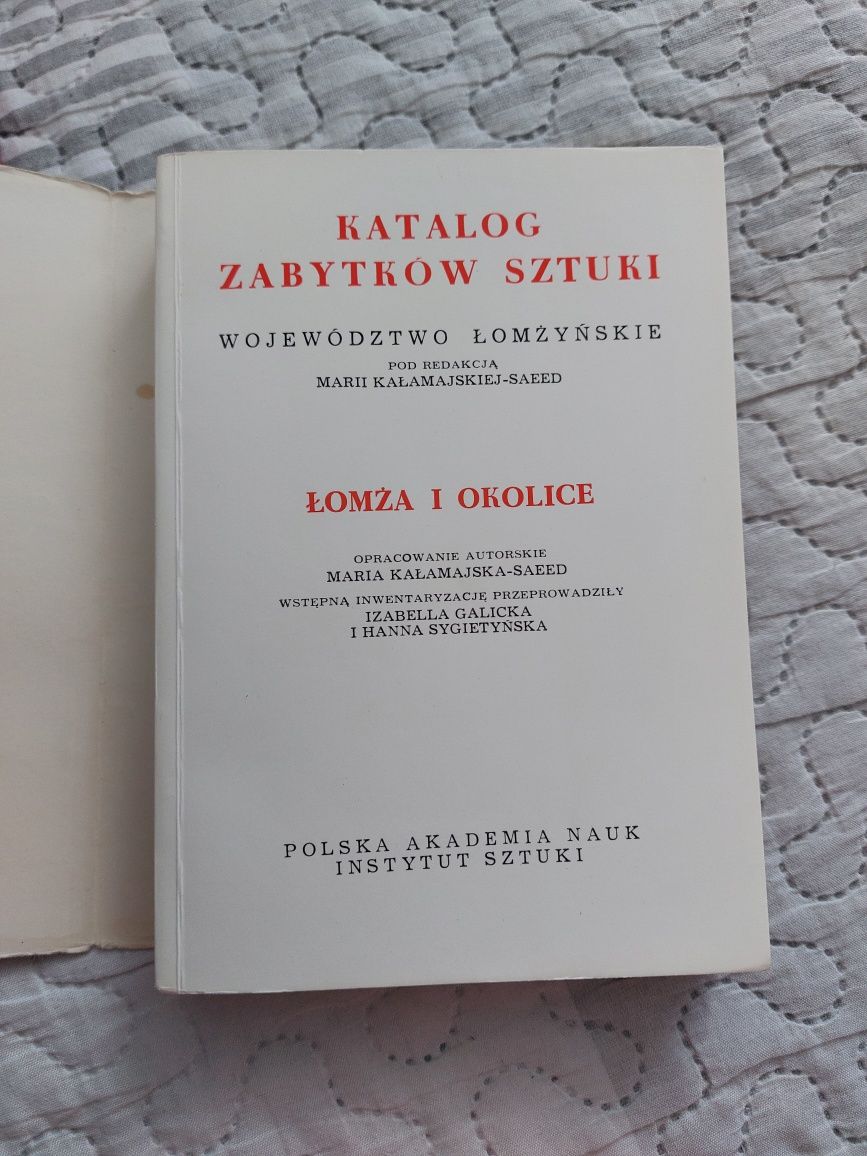 Katalog Zabytków Sztuki. Łomża i okolice