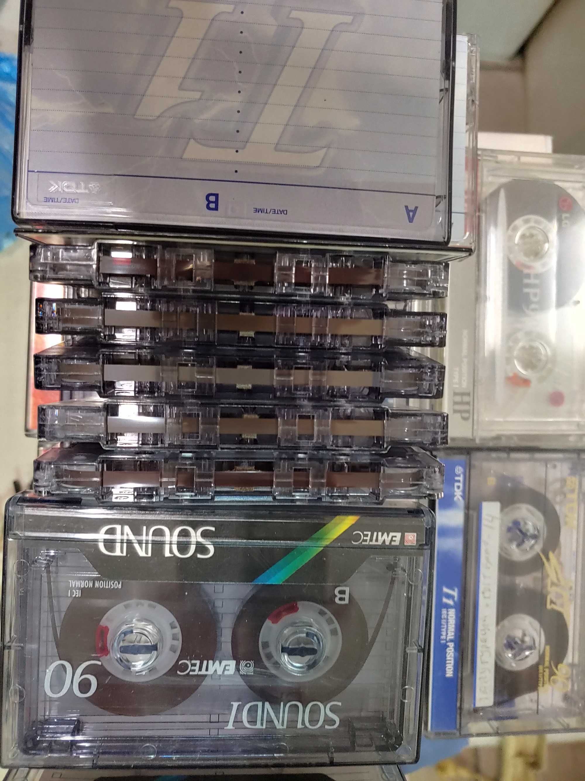 Аудиокассеты Denon, Maxell, Sony, Basf, AGFA, TDK,