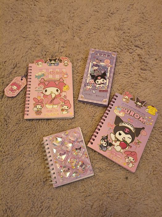Albumy naklejki Sanrio Kuromi notesiki