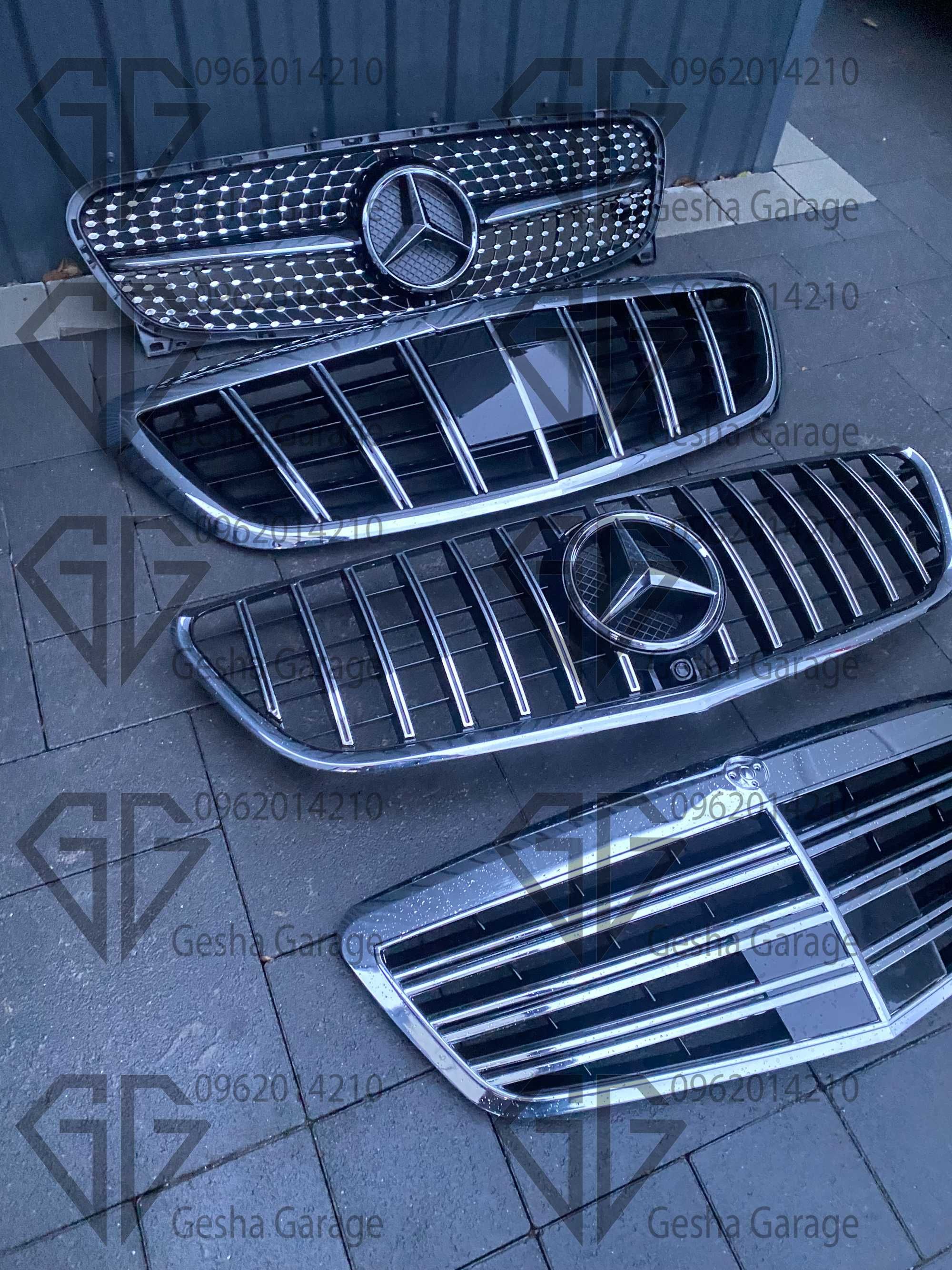 Решетка решітка mercedes мерседес CLA CLS GLA GLB GLC GLE GLS CL ML G