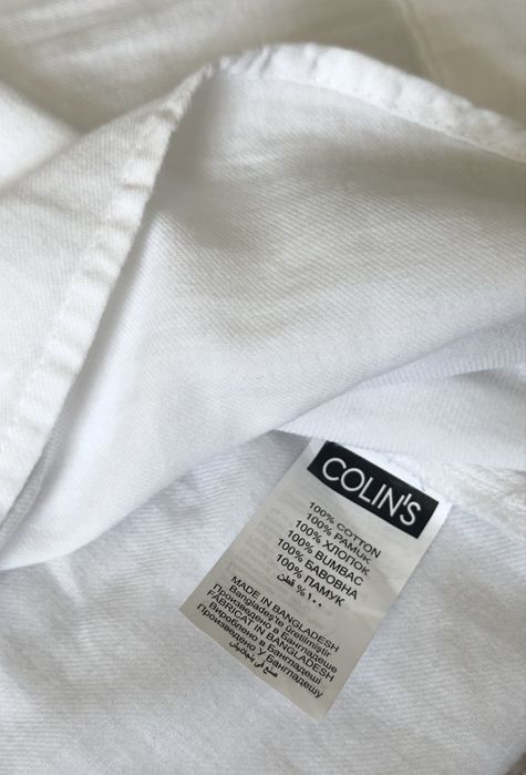 Біла бавовняна сорочка Colin’s оверсайз