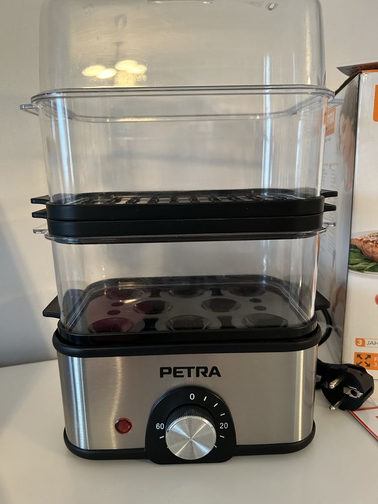 Parowar z jajowarem marki Petra 500W