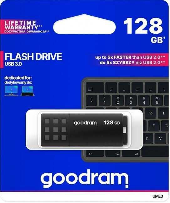 Pendrive GOODRAM UME3 128GB 128 GB USB 3.0 czarny