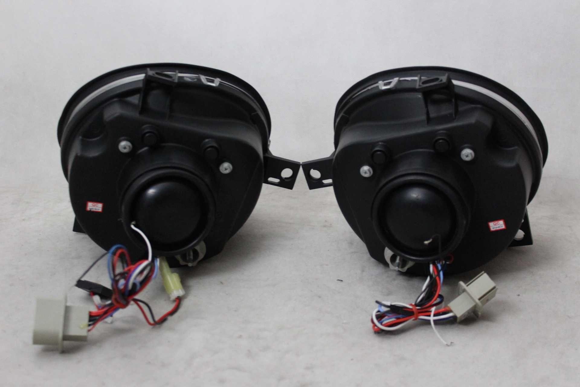 Reflektory lampy przednie przód VW LUPO 98-05 Chrom LED TUNING RINGI