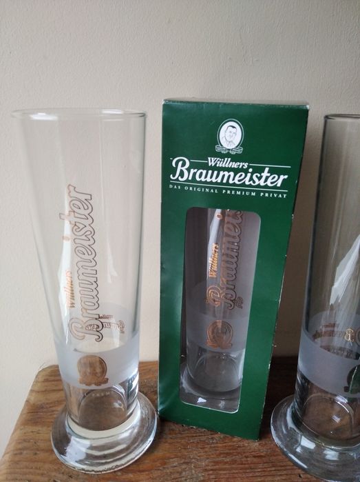 Zestaw szklanek do piwa lub napojów