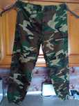 Calças camufladas militares Exército Italiano Woodland caça e airsoft