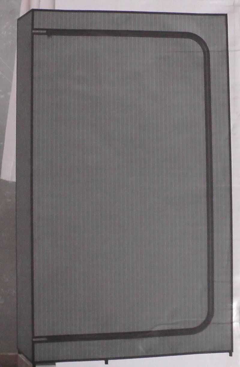 Szafa Ubraniowa tekstylna 174x100x46cm szara
