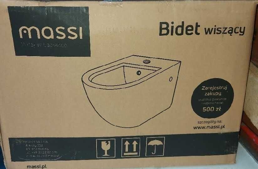 Bidet że stelażm w komplecie firmy MASSI