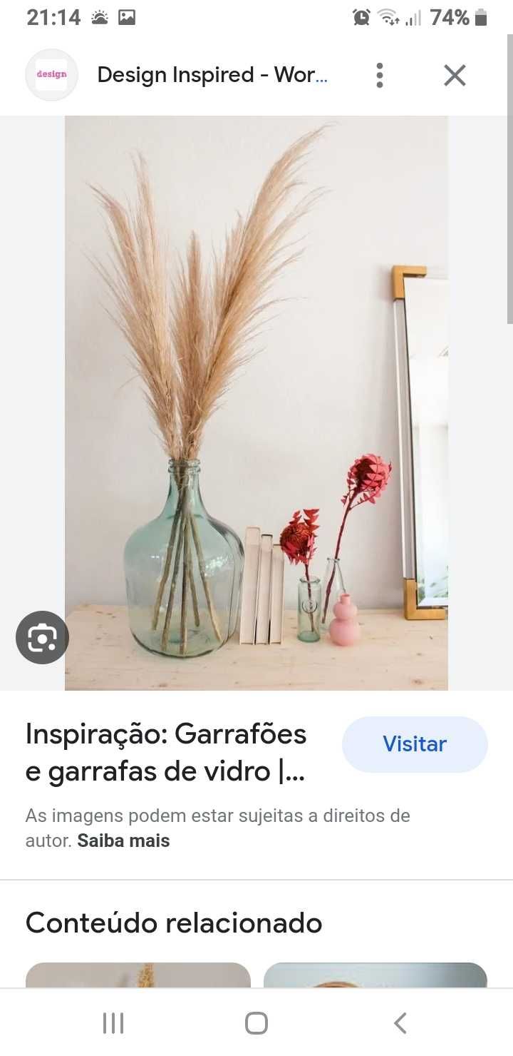 Garrafões de Vidro 5 ltrs