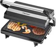 Bestron Grill Elektryczny panini, Czarny, 22,5 x 14 cm 700w