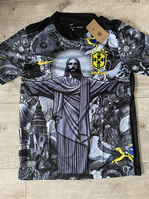 Nowa koszulka Piłkarska Brazil Jezus Nike M