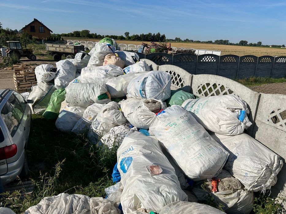 Zbiórka zużytej folii rolniczej
