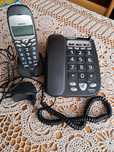 Telefon Topcom dla seniora- 2 słuchawki