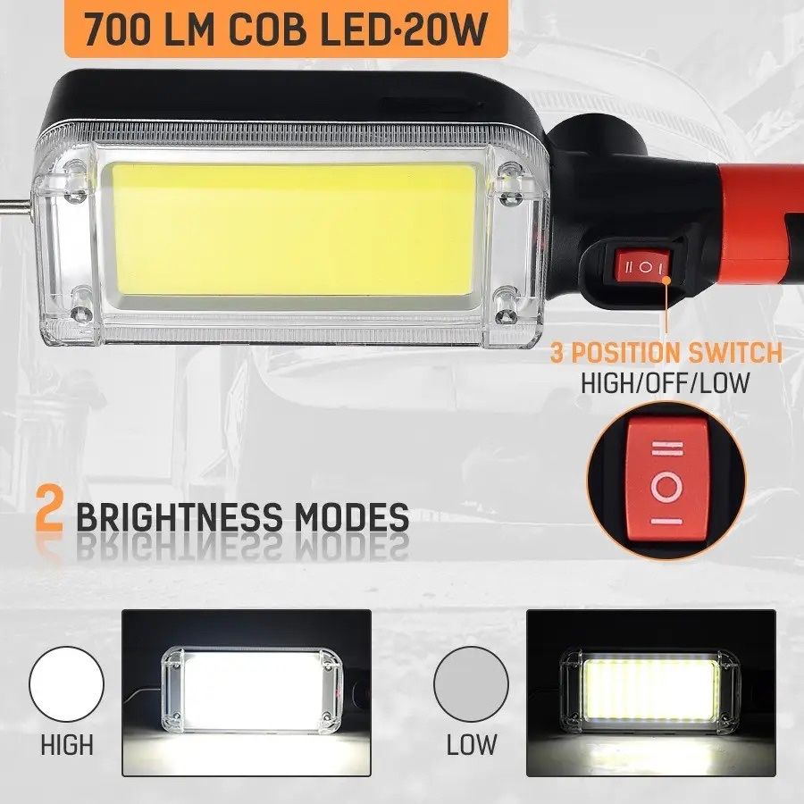 Світлодіодний LED ліхтар автомобільне перенесення інспекційне світло д
