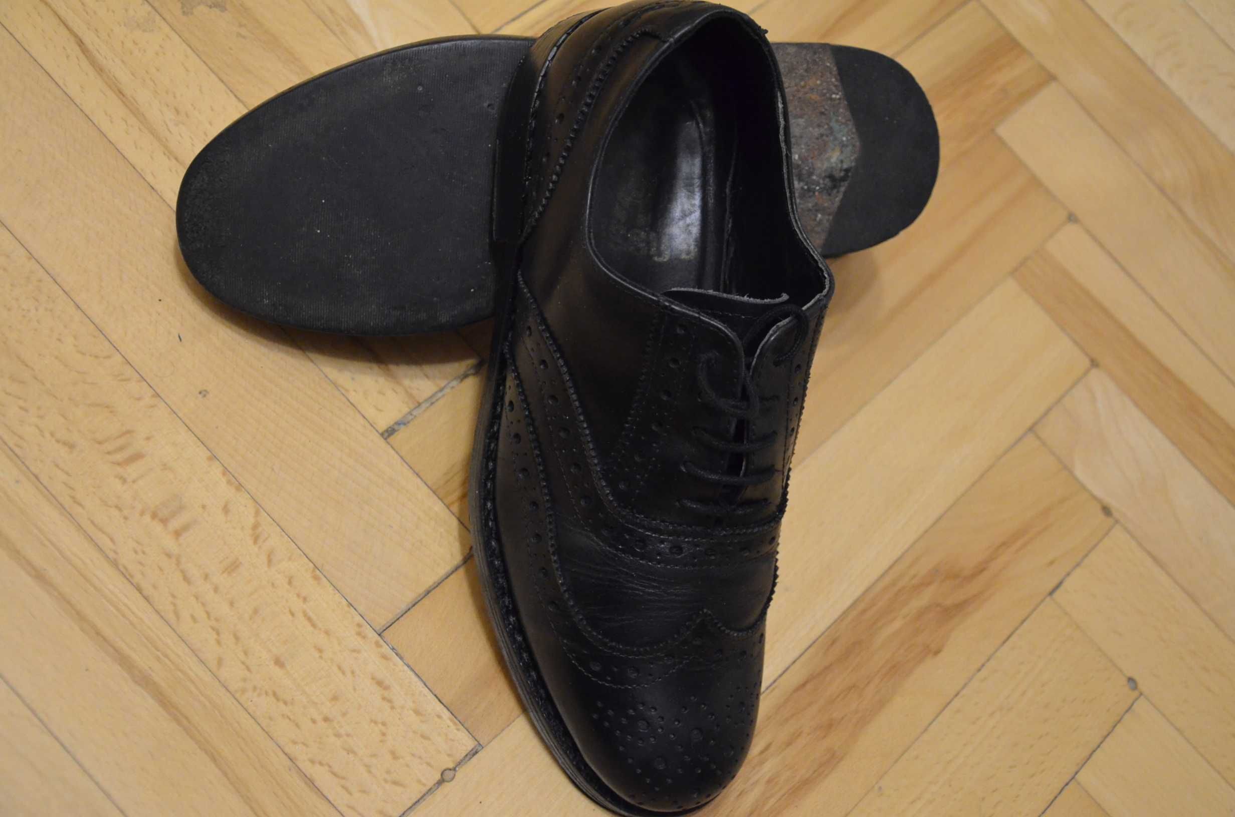 Buty brogsy Ask the missus 41 wkł.27 skóra pancerne obuwie