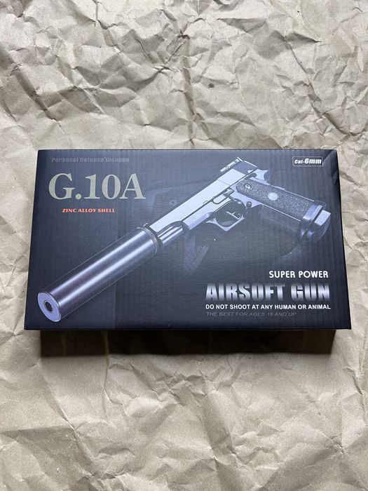 Іграшковий металевий пістолет для розваг Капа G10A Galaxy