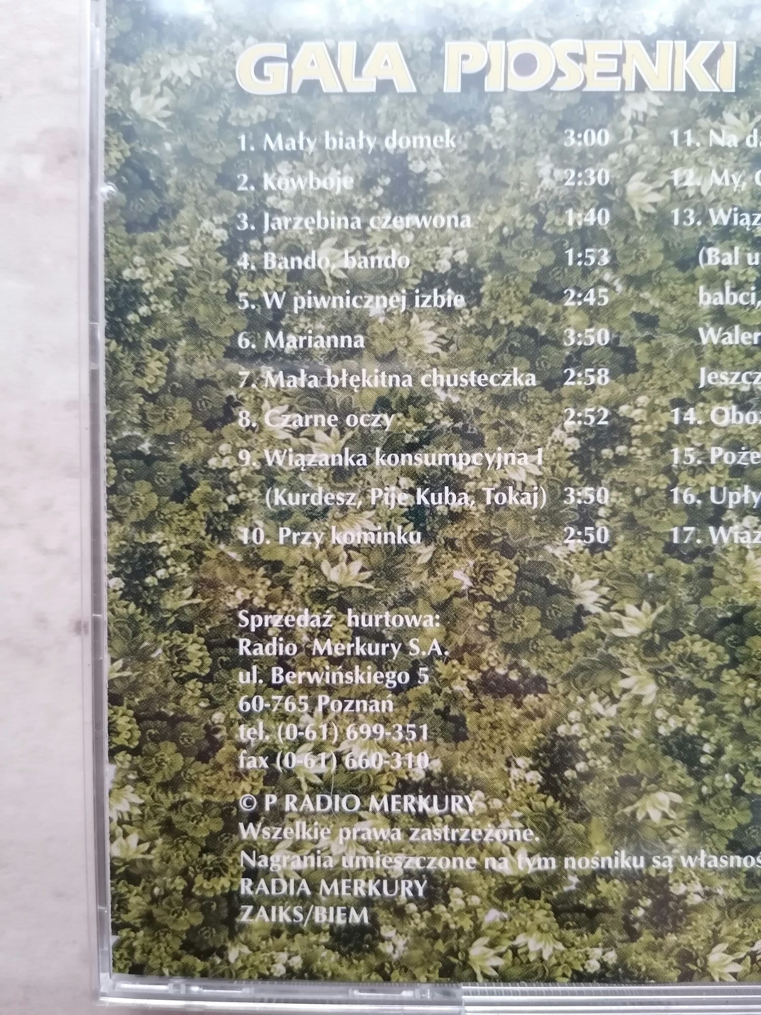 płyta CD Gala Piosenki Biesiadnej Mały Biały Domek