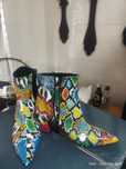 Botins print cobra multicolorido CN40/39