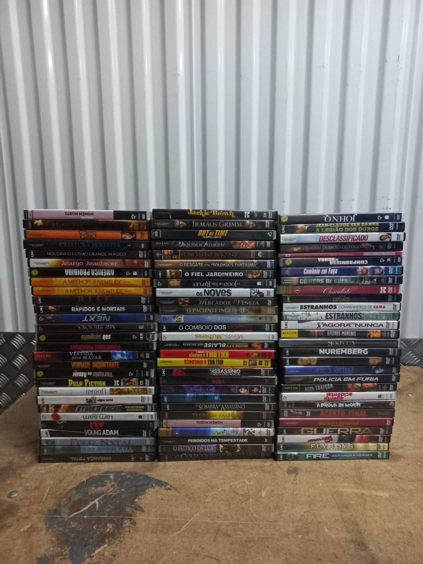 DVDs diversos - 80 filmes