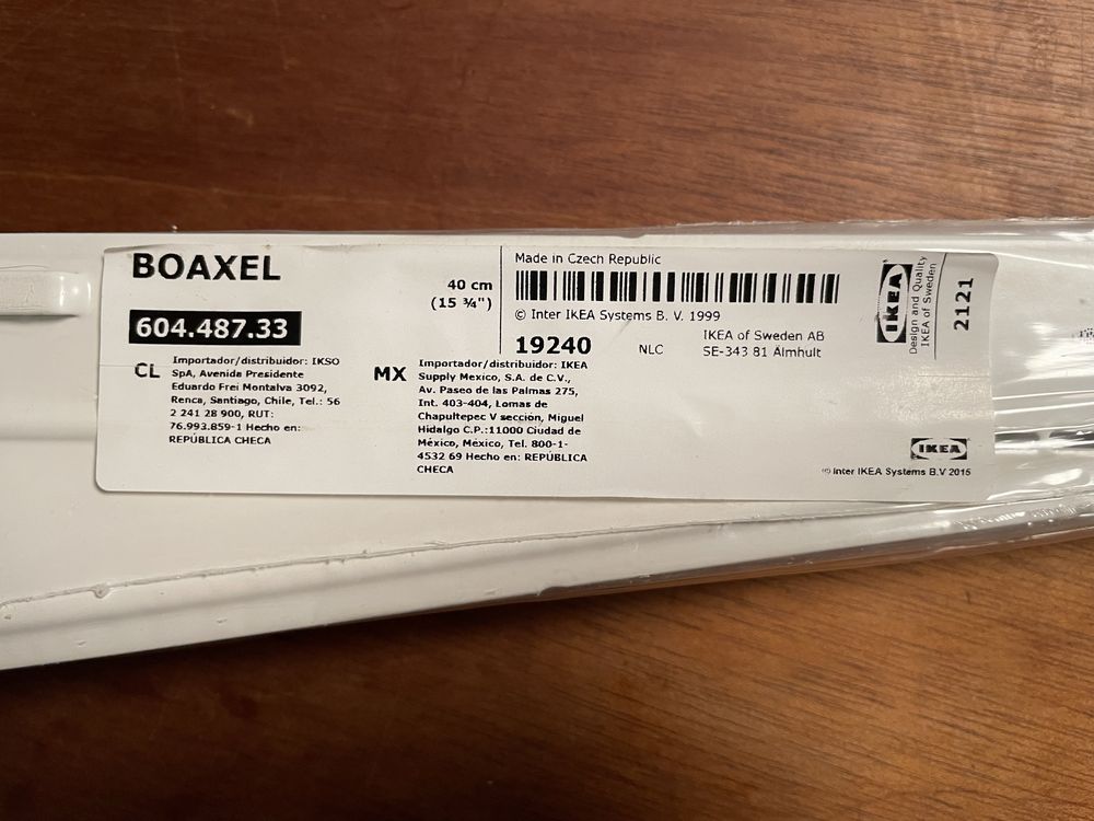 Suporte Boaxel IKEA 40cm (6 un)