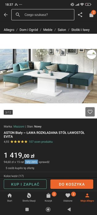 Ławostół rozkładany