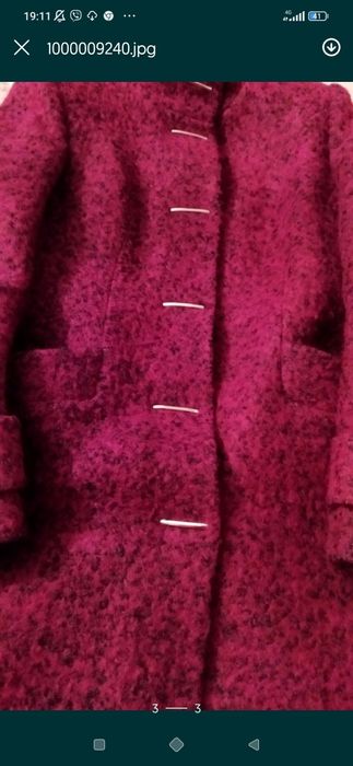 Пальто, осінь- зима,  розмір 42-44.