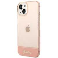 Etui Guess Translucent do iPhone 14 Plus 6,7" Różowe/Pink Hardcase