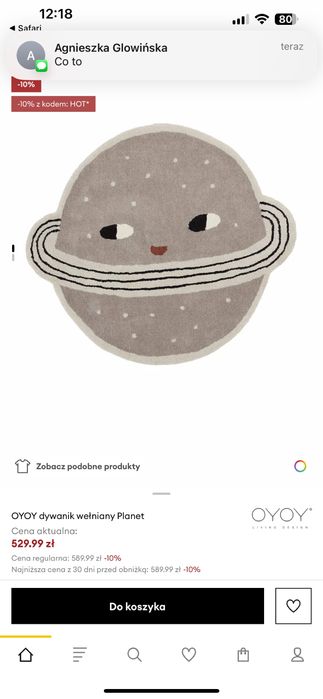 Dywan wełniany OyOy