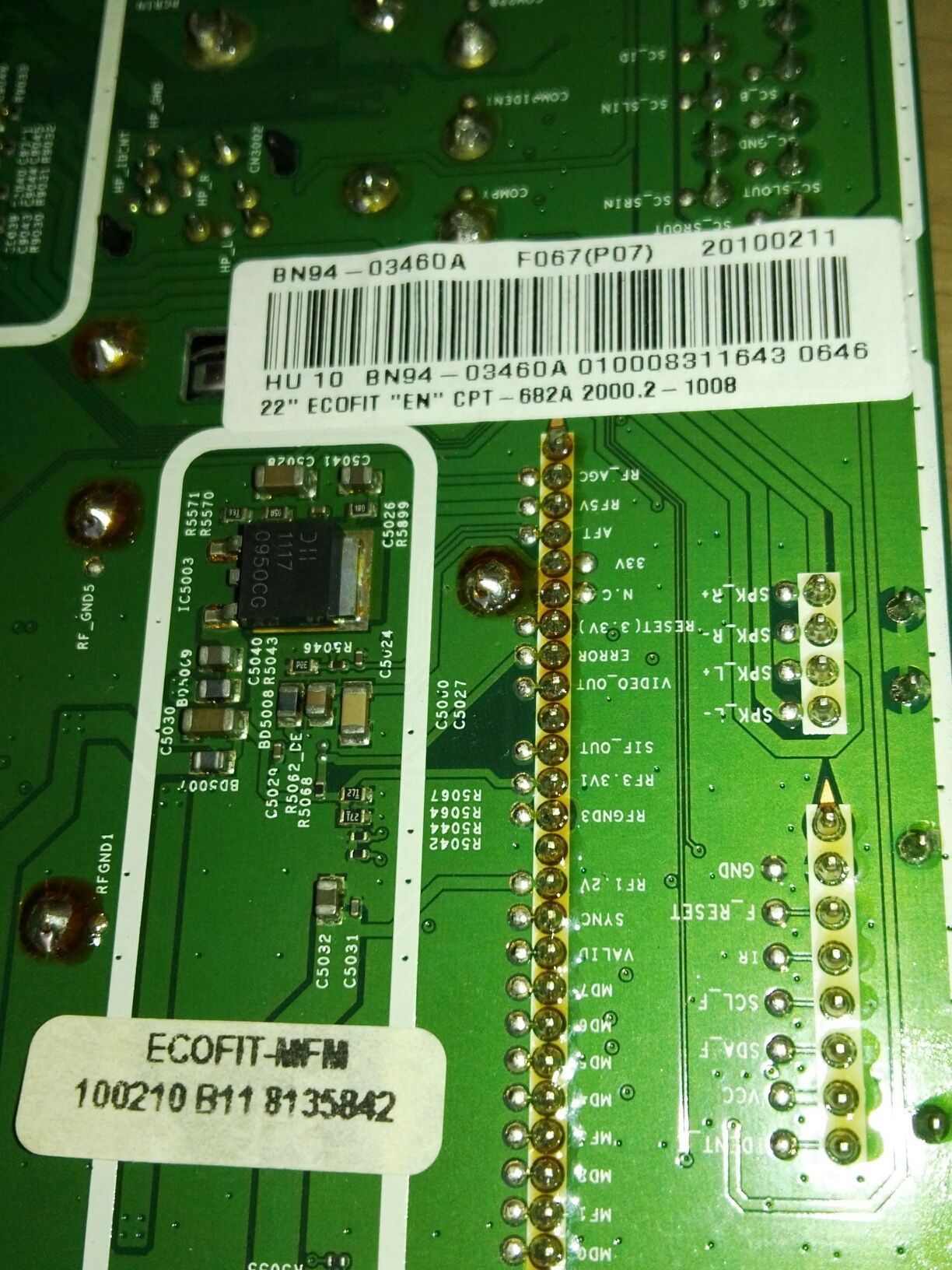 Main board Samsung bn41- 0 1 2 4 5