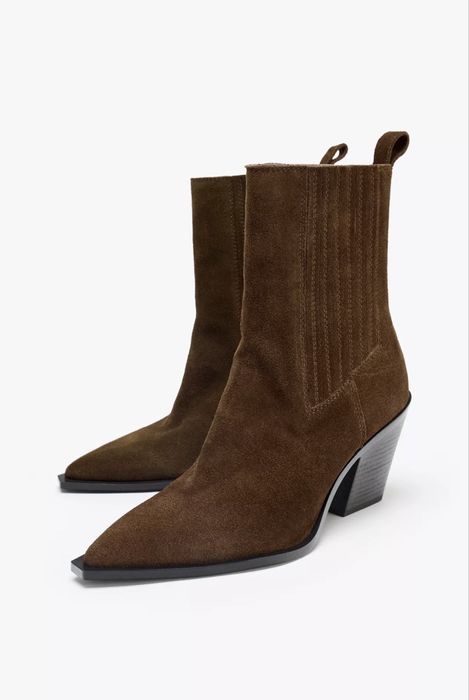 Ковбойскі чоботи казаки zara ( 38 розмір )