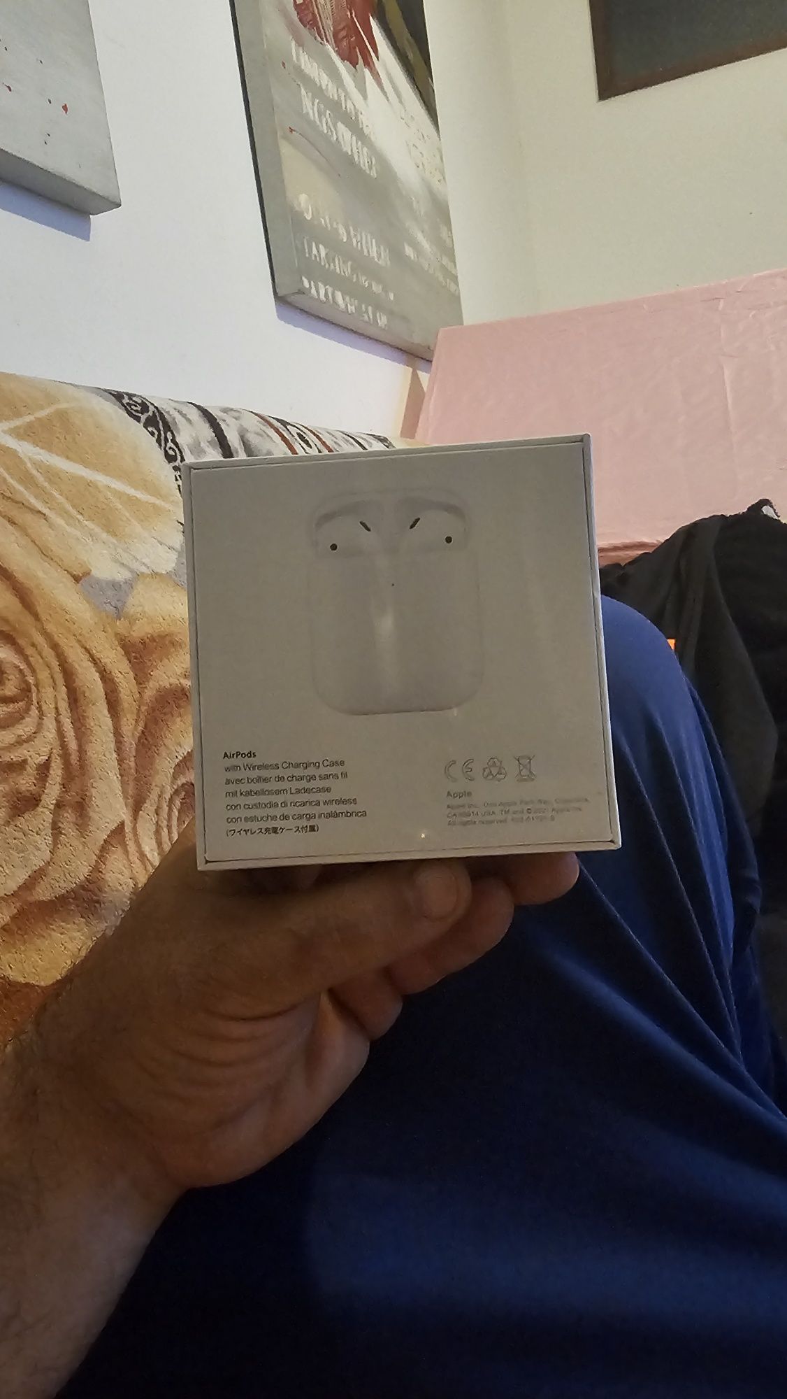 Airpods with wireless charging