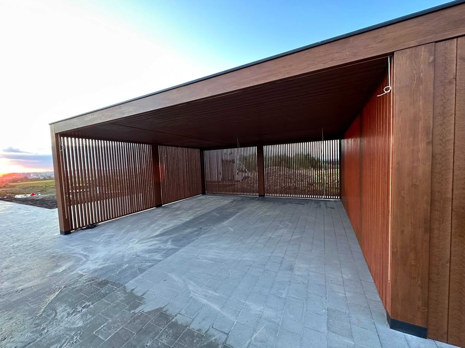 Wiata samochodowa garaż budynek gospodarczy altana