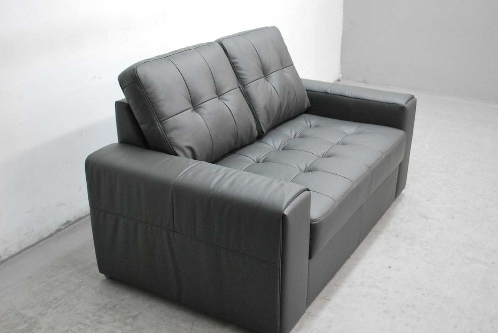 QQ 2 osobowa sofa, kanapa, SKÓRA naturalna madras 9117 POPI
