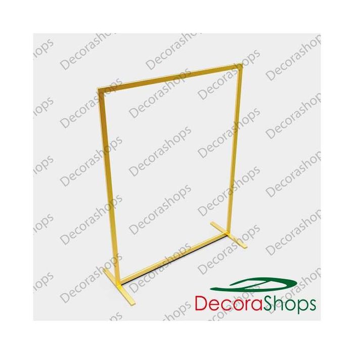 2 Cabides simples dourados para lojas