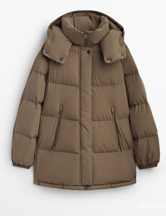 Kurtka puchowa Massimo Dutti M 38 oversize