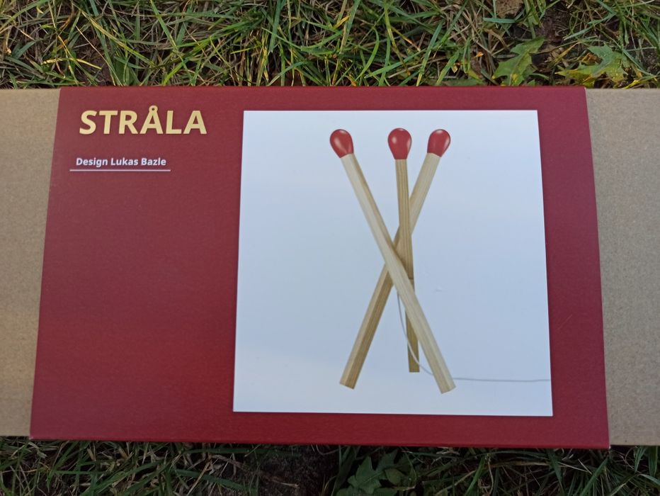 Ikea Strala lampa zapałki
