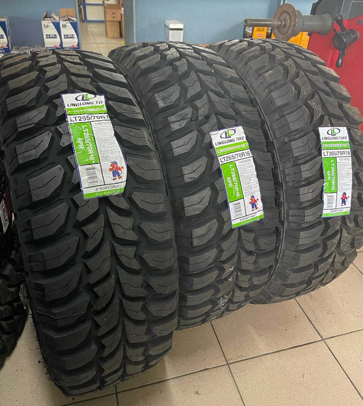 265/70 R17 Грязьові Всесезонні MT шини LingLong відправка НП 265/70/17