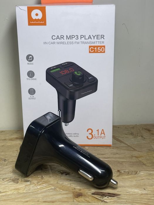 Авто Bluetooth AUX Hoco в прикурювач ресівер FM модулятор трансміте