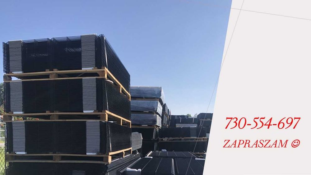 HIT CENOWY! Kompletne ogrodzenie panelowe 153 cm fi4 - 59 zł/mb