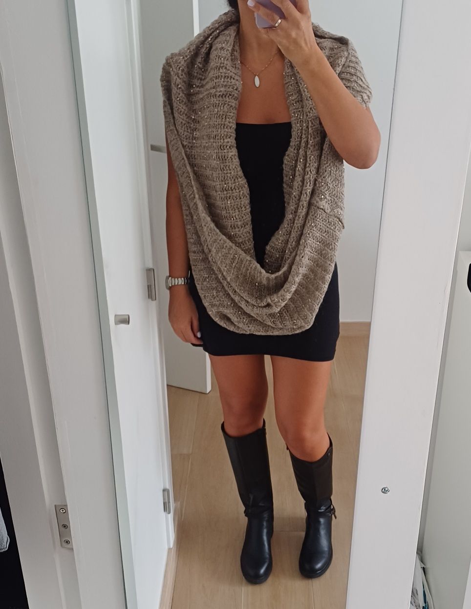 Cachecol grande camel da H&M